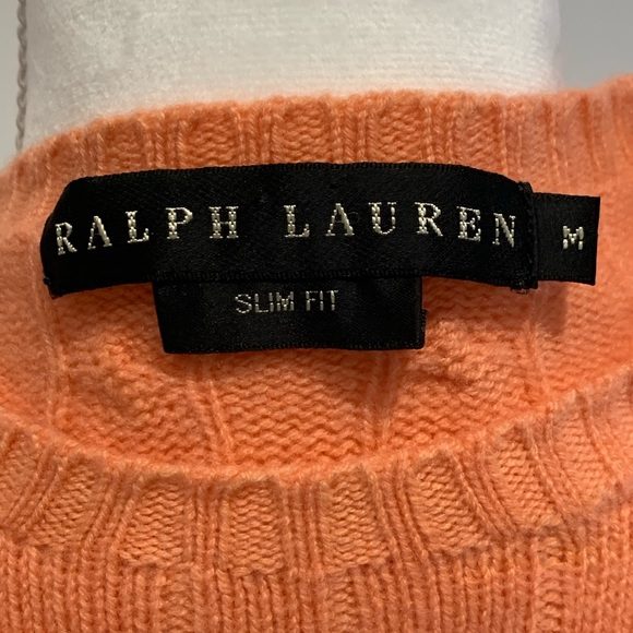 Ralph Lauren Cashmere Sweater Slim Fit Size M - Picture 4 of 4
